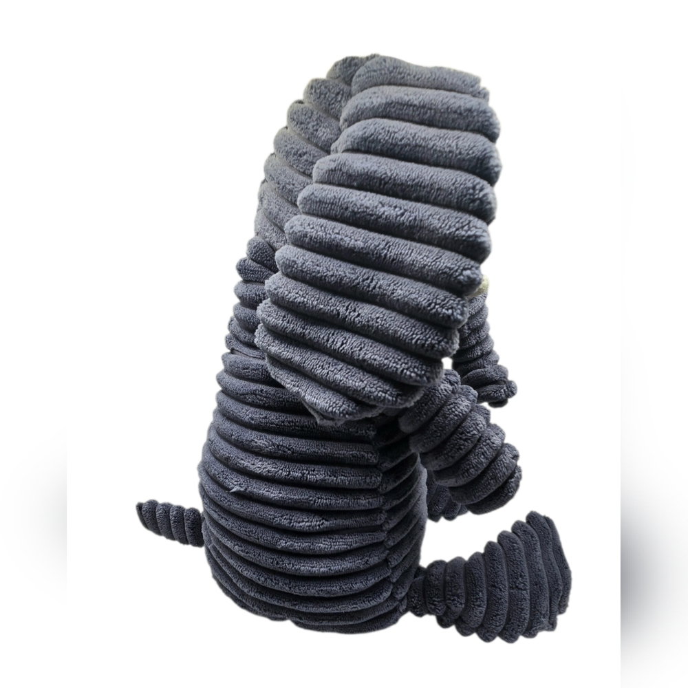 Jellycat London Blue Cordy Roy Elephant White Tusks Textured Soft Plush Toy 17" - Picture 4 of 13